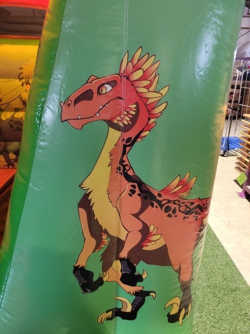 Springkussen Mini mini Dino overdekt